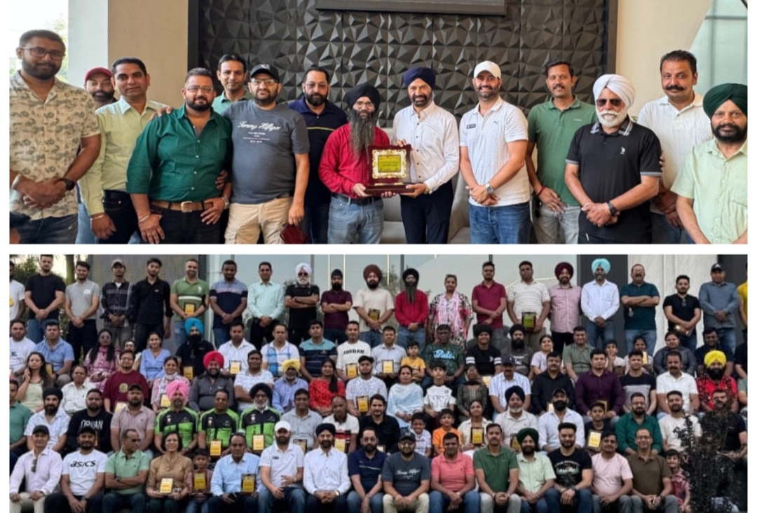 Participants who cycled 100 km for the first time in Cyclothon Season-7 were felicitated.